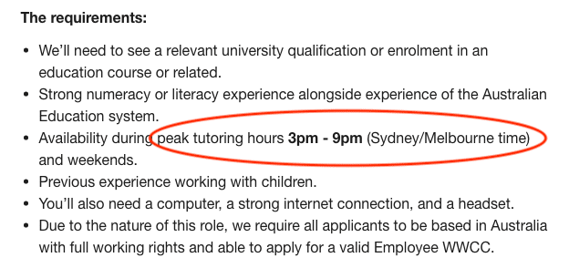 Hours example 2