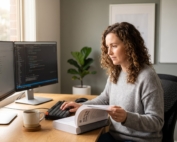 Aspiring clinical coder studying from home